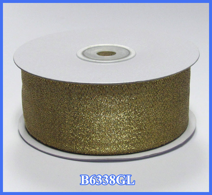 1 1/2" Gold Thick Solid Ribbon