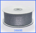 1 1/2" Silver Thick Solid Ribbon