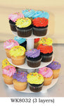 3 layers cupcake stand