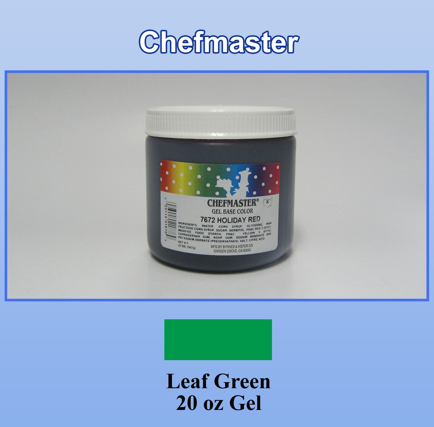 20 oz Leaf Green Gel