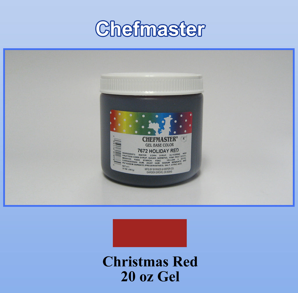 20 oz Christmas Red Gel