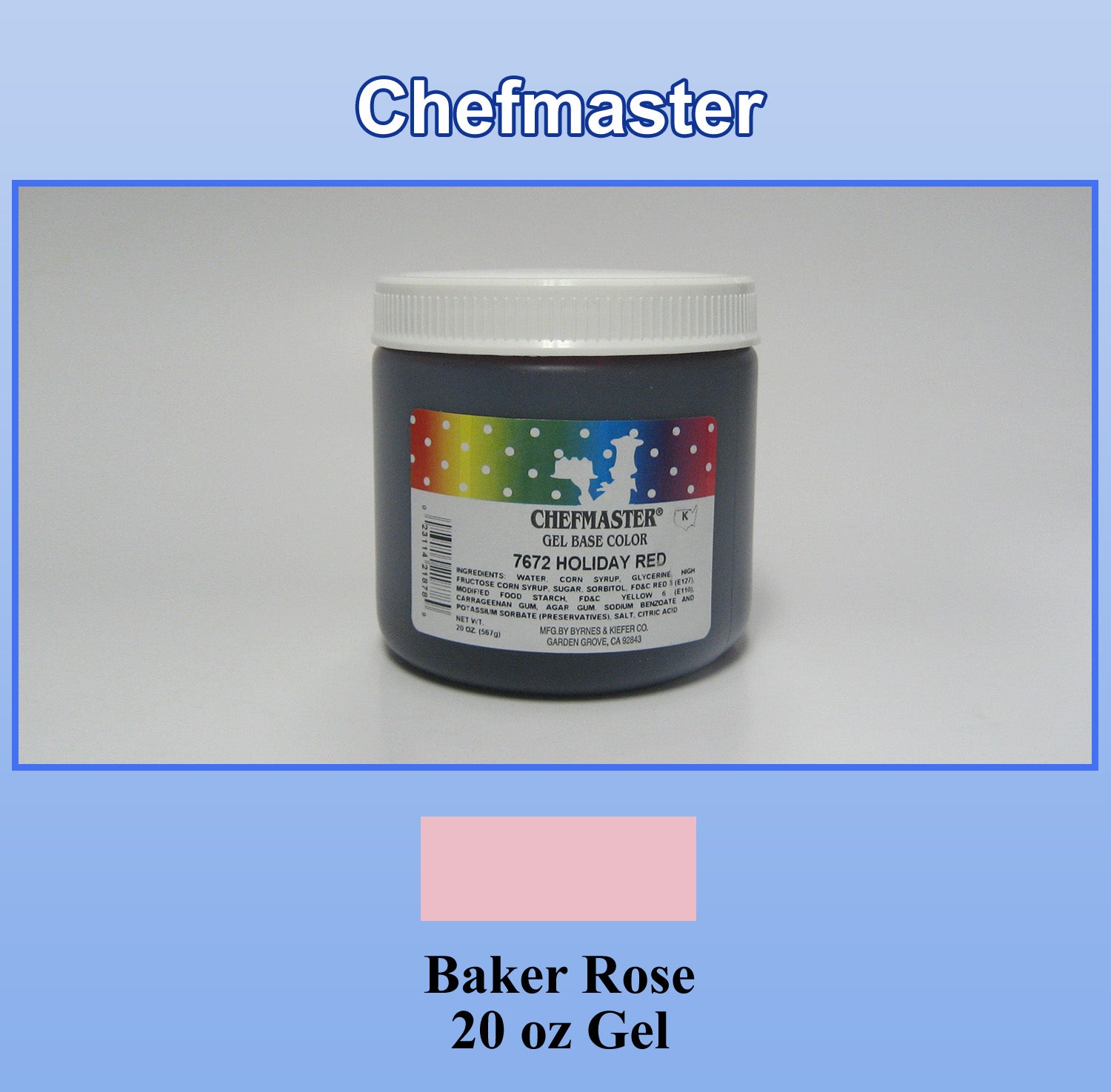 20 oz Baker Rose Gel