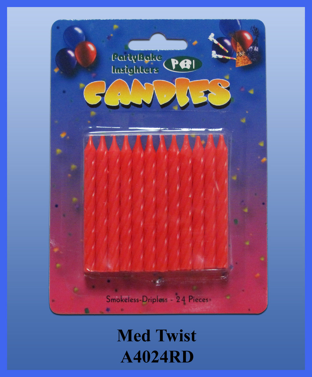 Red Med Twist Candle-24