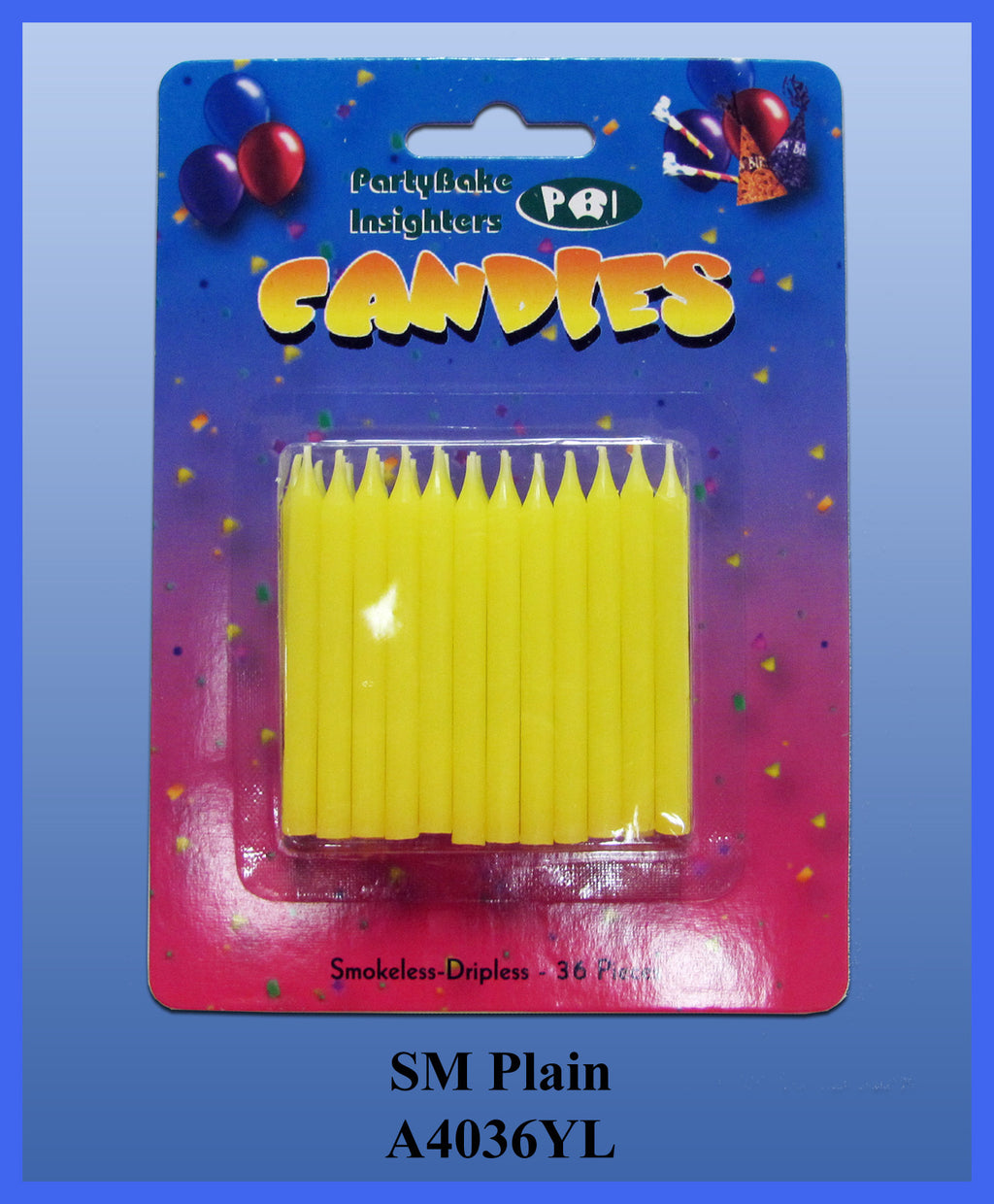 Yellow Small Candle-36