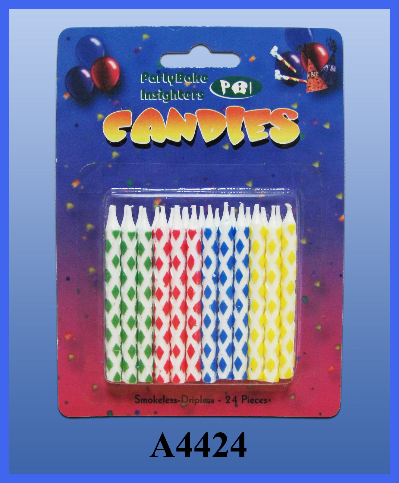 24PC Diamond Dot Candles