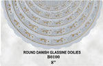 8" Round Glassine Doilies