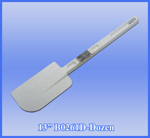 Md 13" Plastic Spatula Dozen