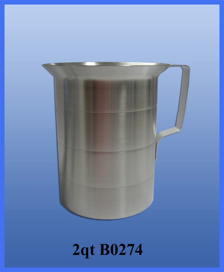 2 QT Aluminum Measuring Cup