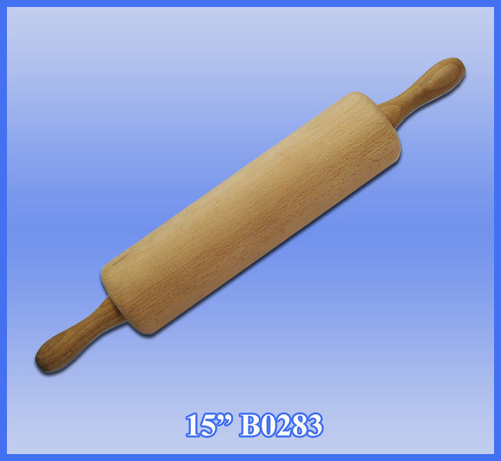 15" Wood Rolling Pin