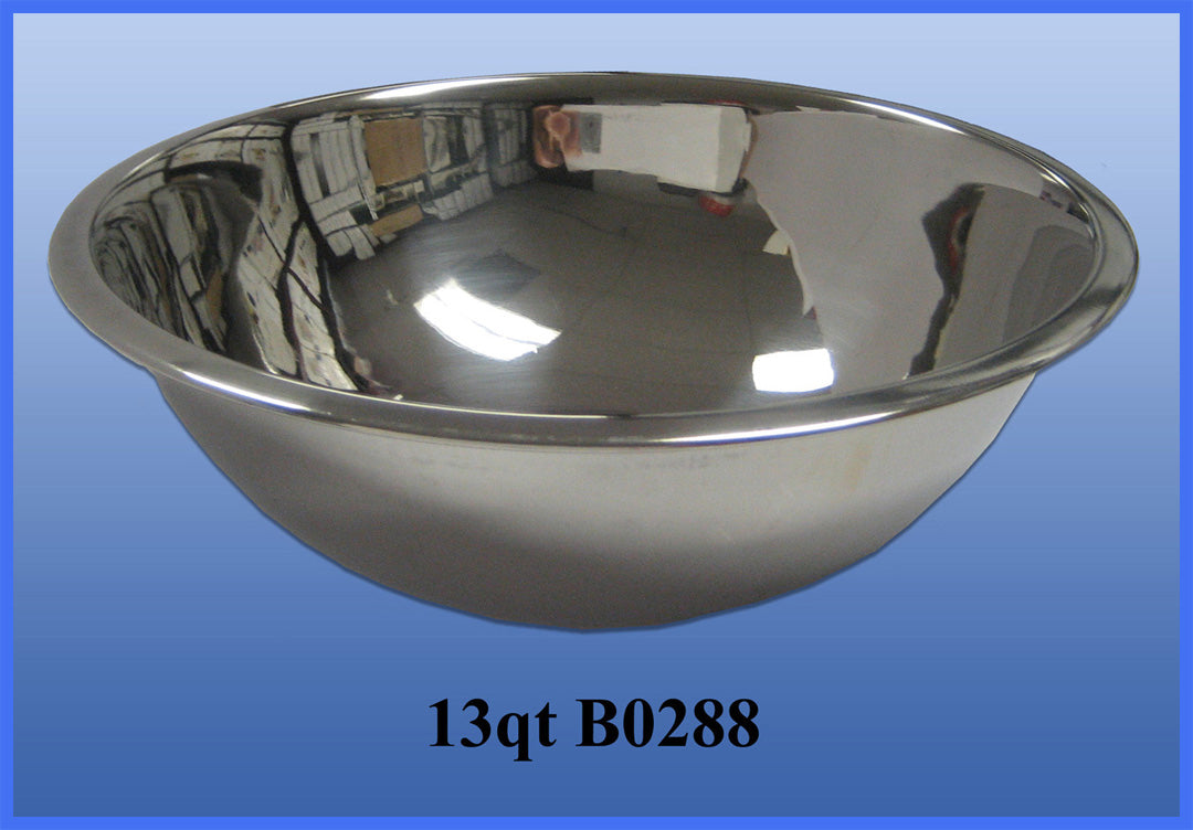 13 QT Stainless Steel Mixing Bowl