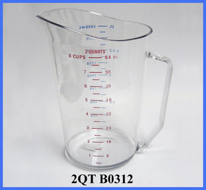 2 QT Polycarbonate Measure