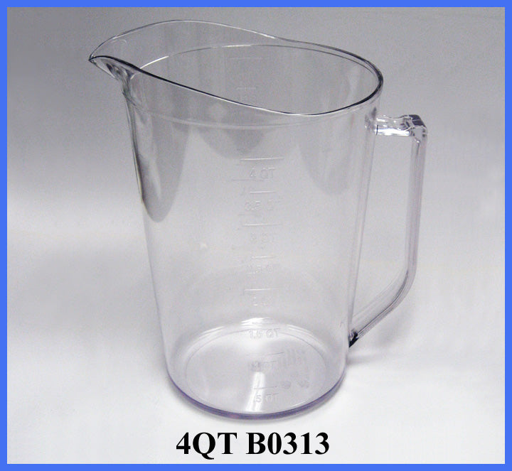 4 QT Polycarbonate Measure