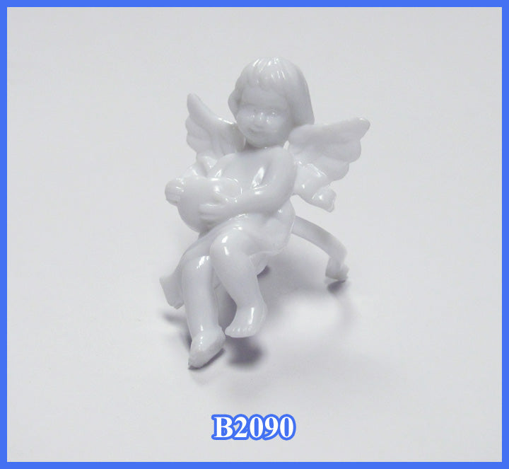 Angel Cherub Ring White