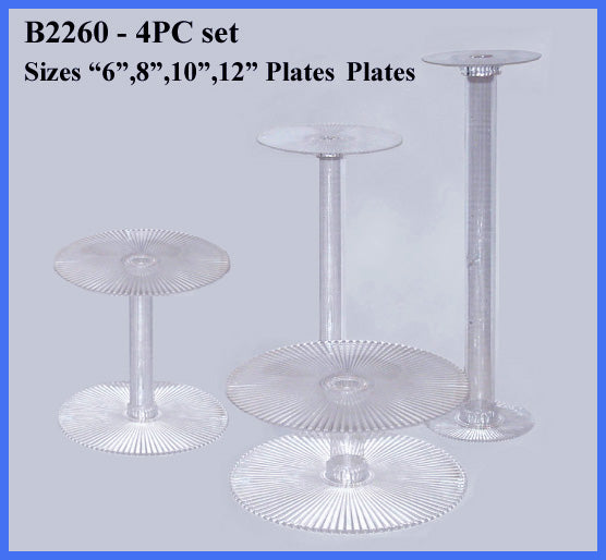 Size 6", 8", 10", 12" Plates Set