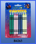 Lg Crayon Candles - 8