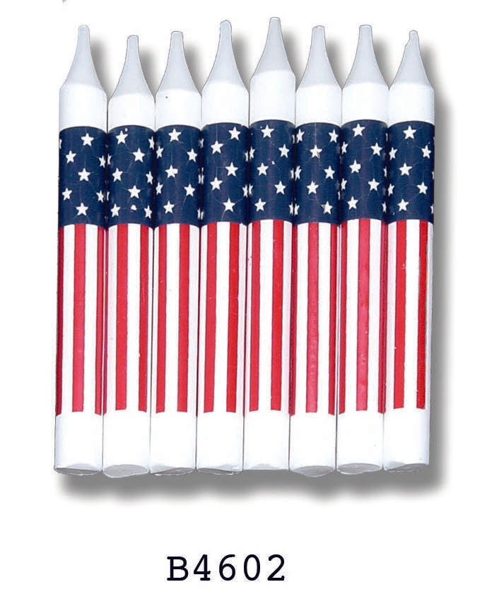 American Flag Candles