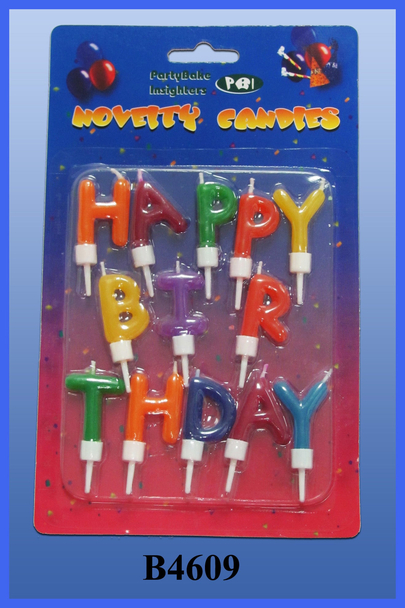 Happy Birthday Letter Candles