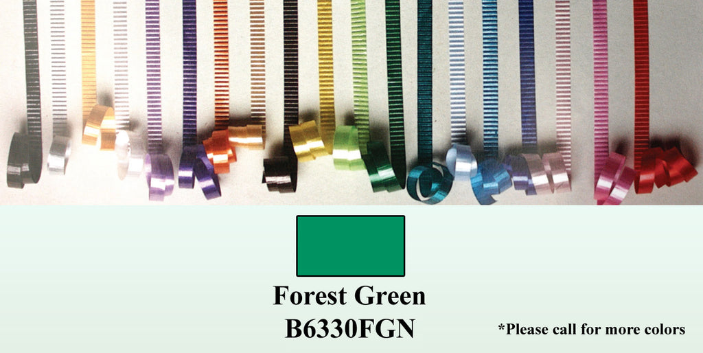 Forest Green Poly Curing Ribbon