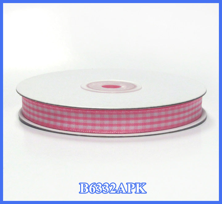 Checkered Pink Ribbon