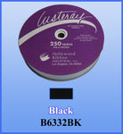 1 1/4" Black Wide Ribbon 250 YD