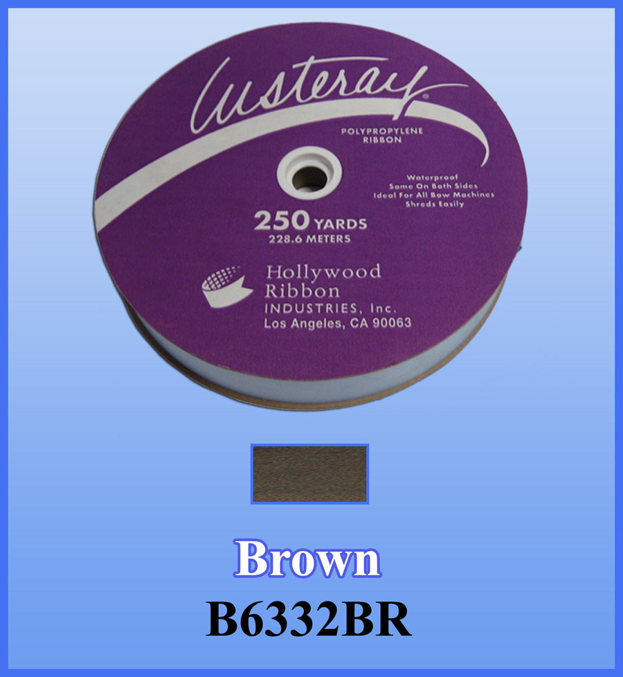 1 1/4" Brown Wide Ribbon 250 YD