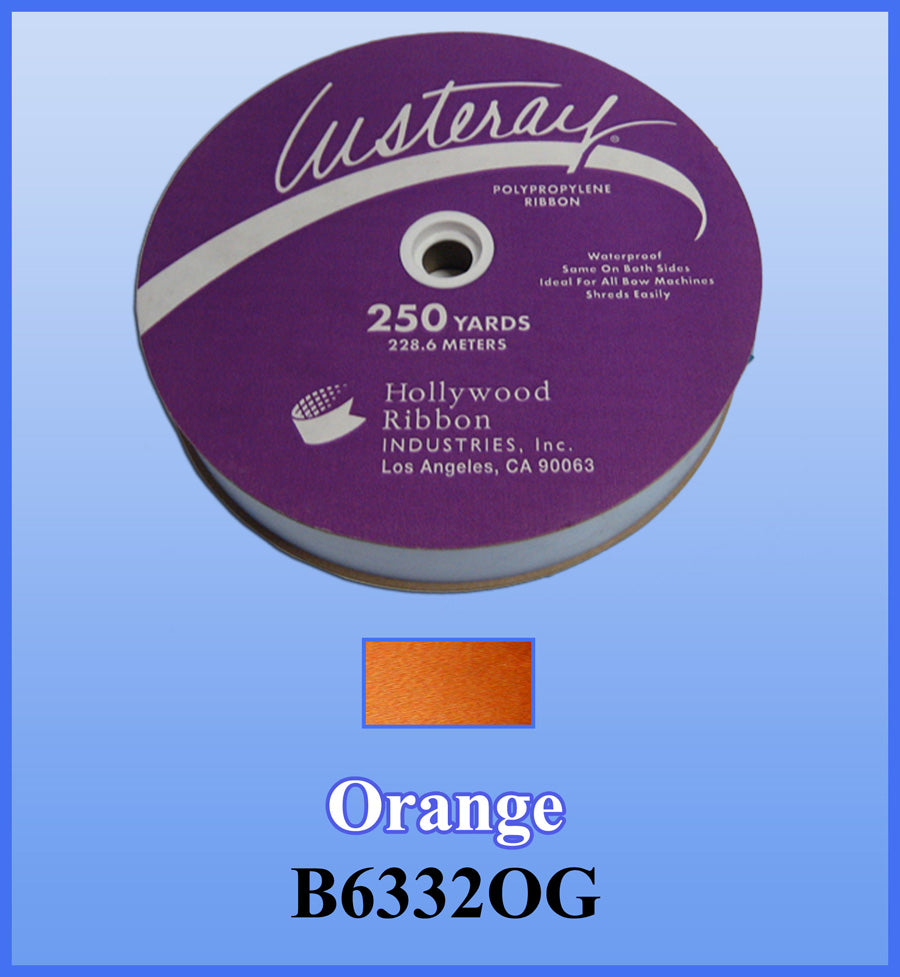 1 1/4" Orange Wide Ribbon 250 YD