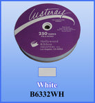 1 1/4" White Wide Ribbon 250 YD