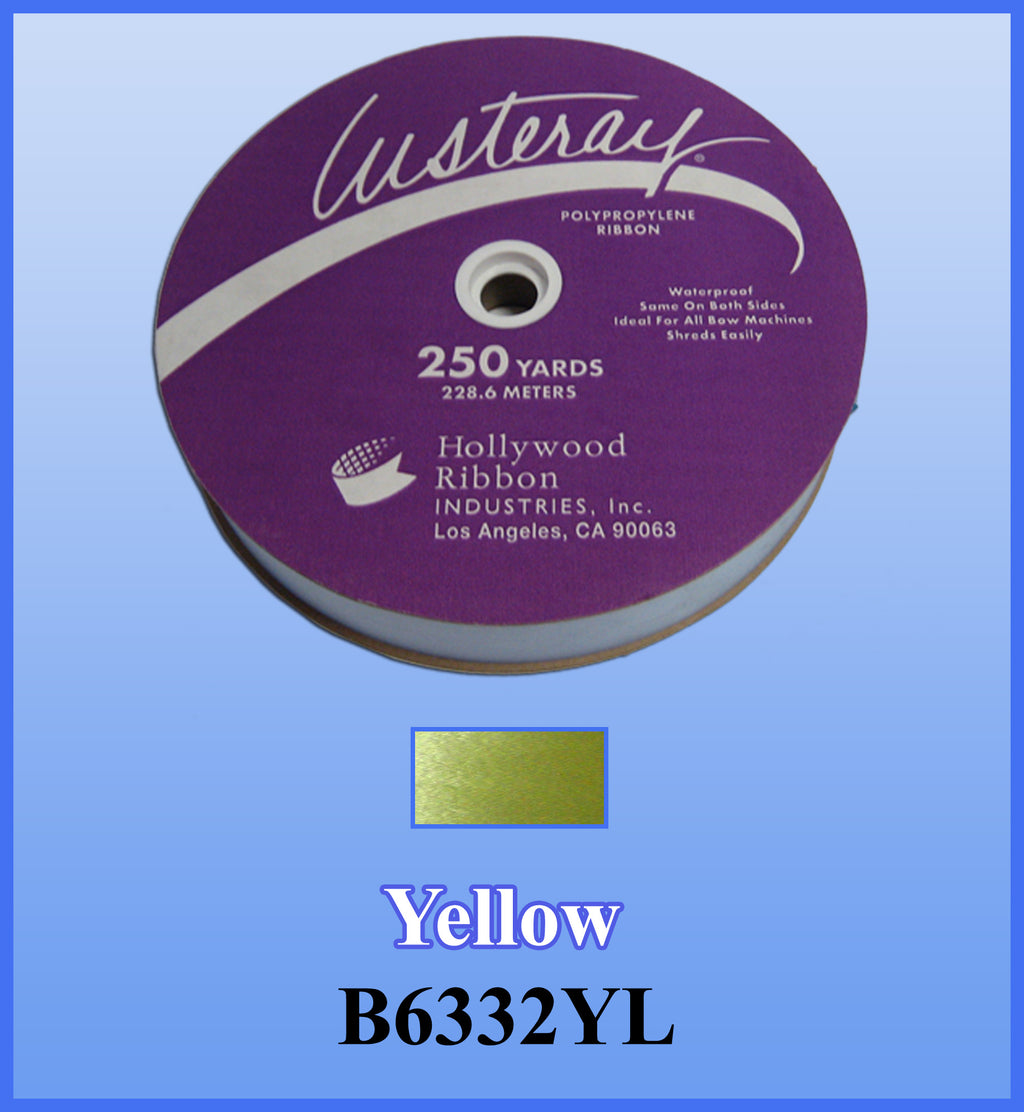 1 1/4" Yellow Wide Ribbon 250 YD