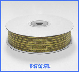 7/8" Gold Med Strip Ribbon