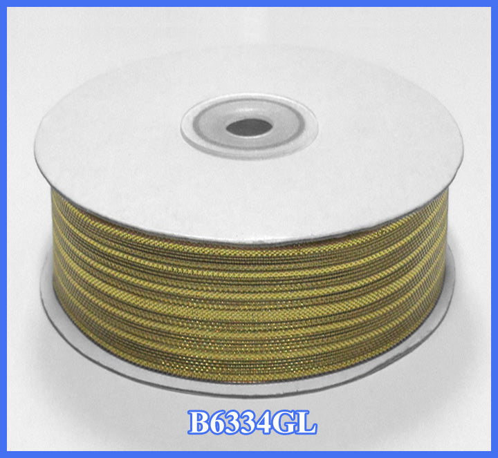 1 1/2" Gold Thick Strip Ribbon