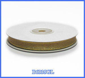 3/8" Gold Tiny Solid Ribbon