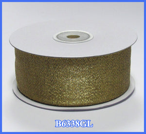 1 1/2" Gold Thick Solid Ribbon