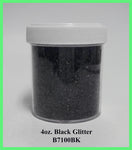 4 oz Black Edible Glitter