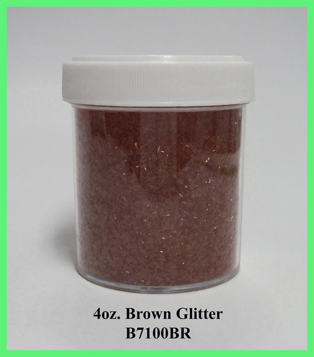 4 oz Brown Edible Glitter