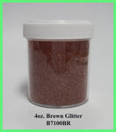 4 oz Brown Edible Glitter