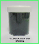 4 oz Dark Green Edible Glitter