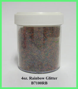 4 oz Rainbow Edible Glitter