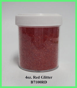 4 oz Red Edible Glitter