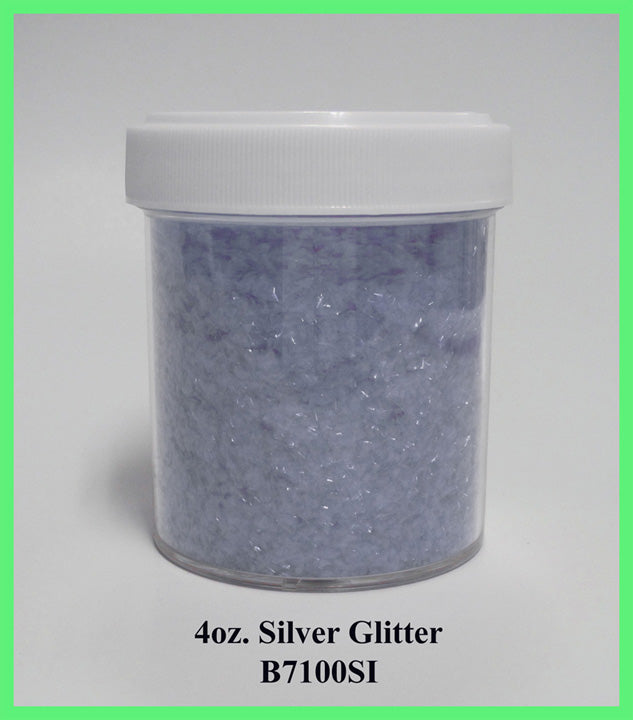 4 oz Silver Edible Glitter