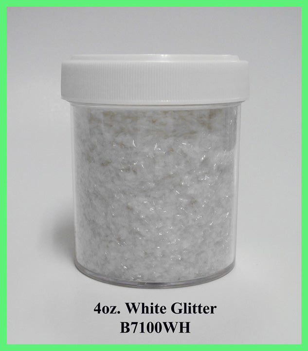 4 oz Edible White Glitter