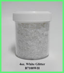 4 oz Edible White Glitter