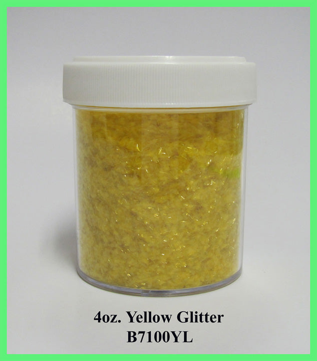 4 oz Yellow Edible Glitter