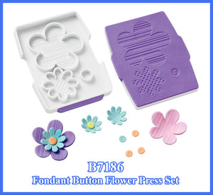 Button flowers