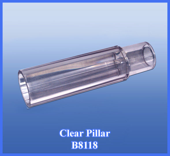 Clear Pillar For Center Knob Plates