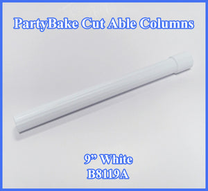 9" White Column Cutable