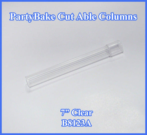 7" Clear Column Cutable