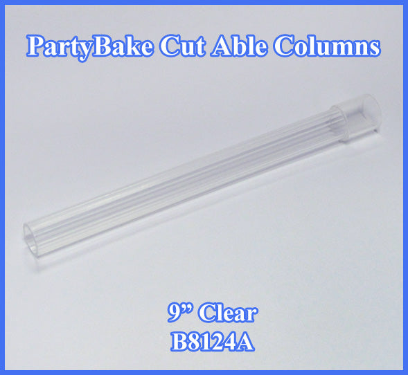 9" Clear Column Cutable