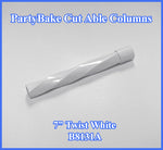 7" Twist Columns White