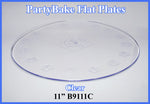 11" Clear Tier Plate No Knobs