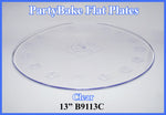 13" Clear Tier Plate No Knobs